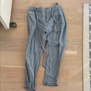 GAP Women's blue lined Linen Pants